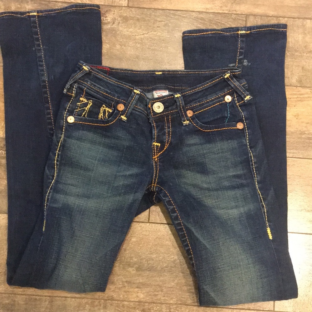 True Religion Becky Big T Dark wash Jeans